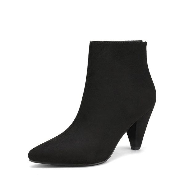 Black suede ankle boots low heel clearance